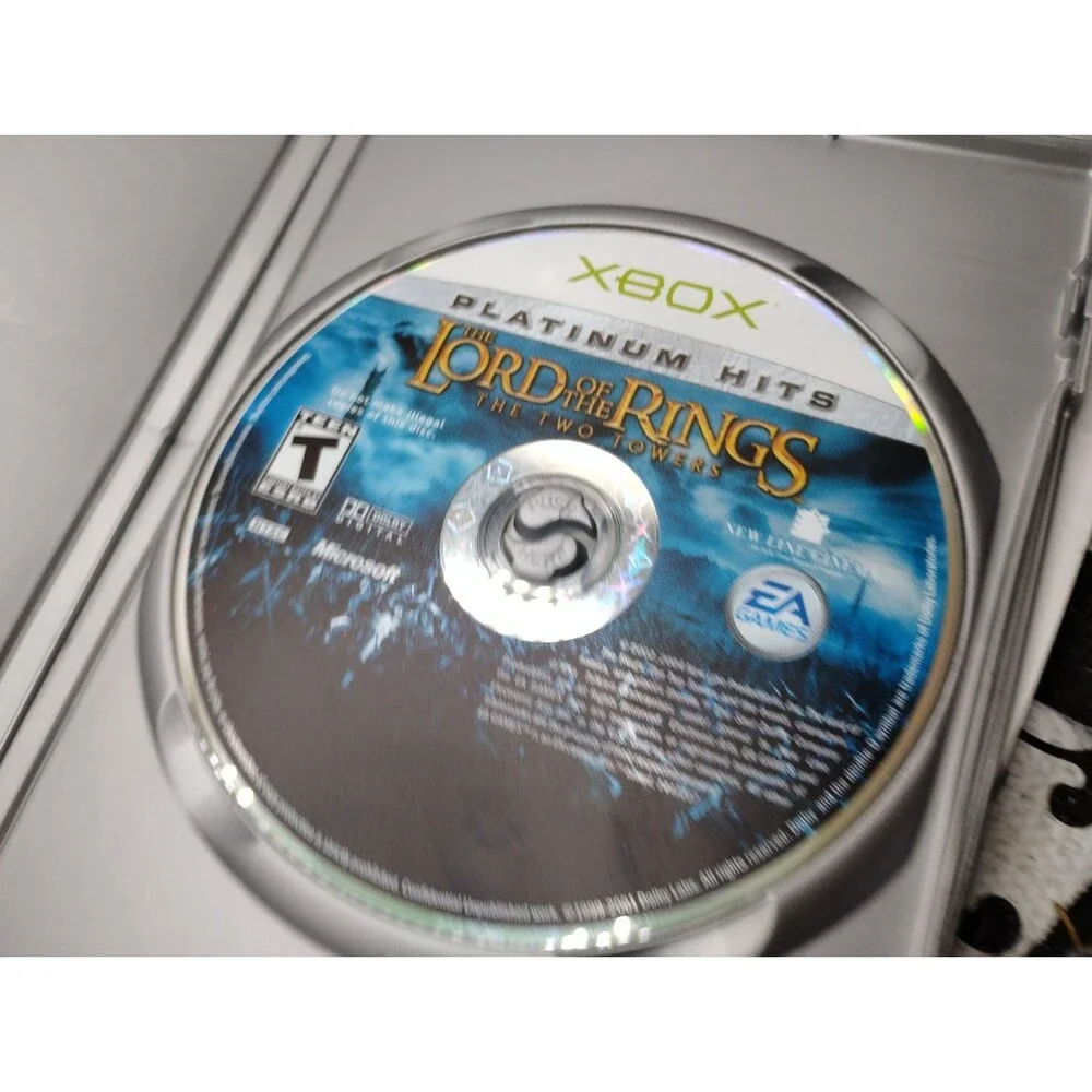 Lord of the Rings: The Two Towers Complete Platinum Original Xbox Game - Tested